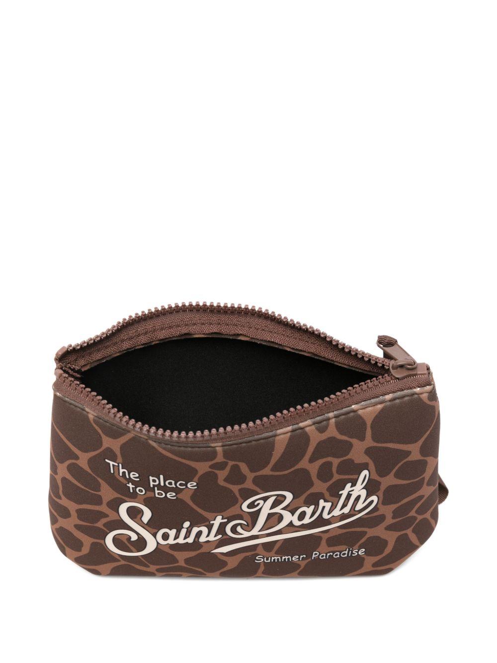 Pochette Aline MC2 Saint Barth animalier con logo sul davanti ALIN001 00900L MC2 ST. BARTH 