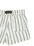 Costume da bagno per bambino Paolo Pecora Kids bianco con motivo a righe PP2041 VERDE PAOLO PECORA KIDS 