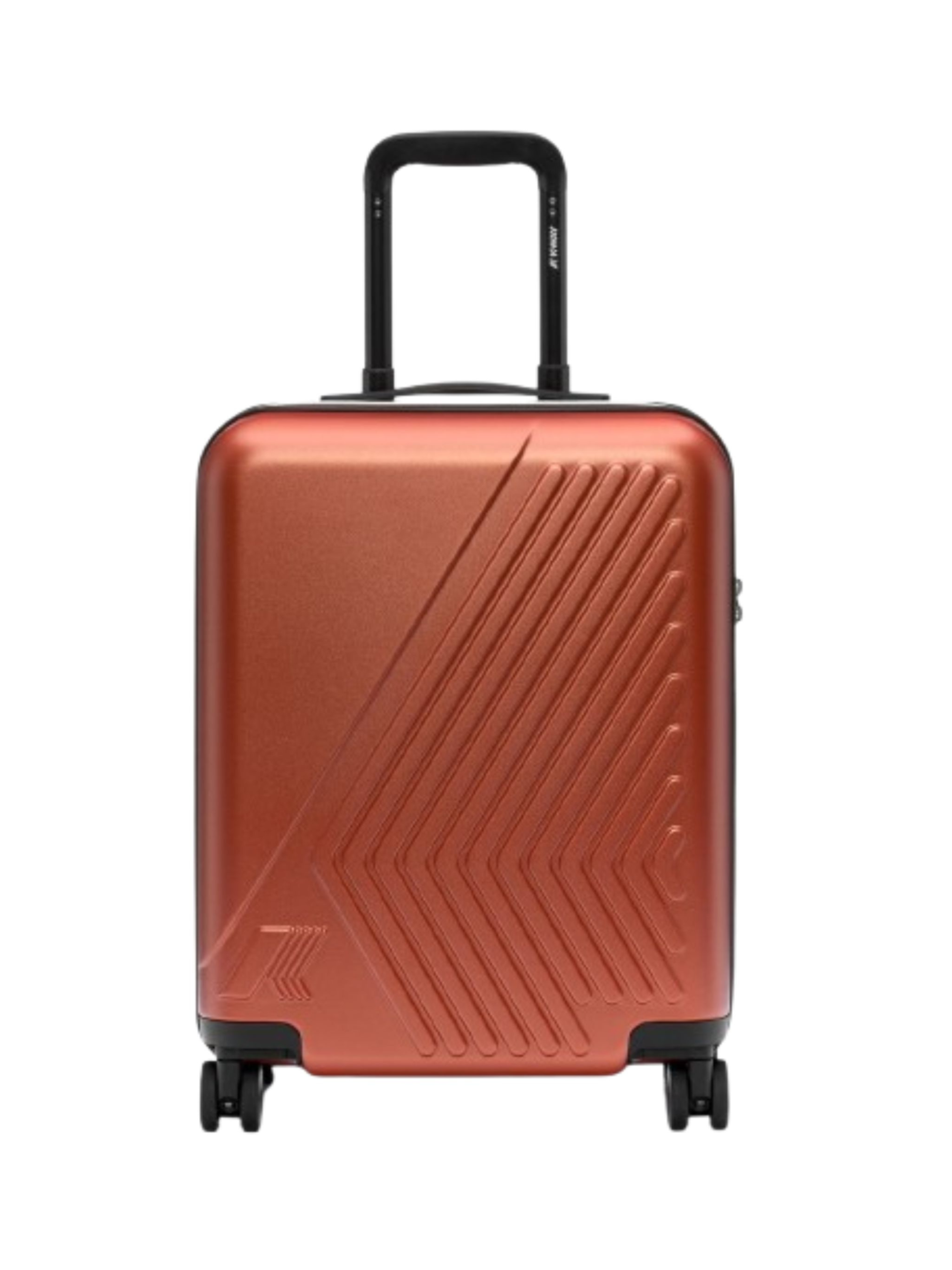 Trolley Eudoxieur K-Way Kids arancione con monogramma in rilievo K41351W 896 K-WAY KIDS 