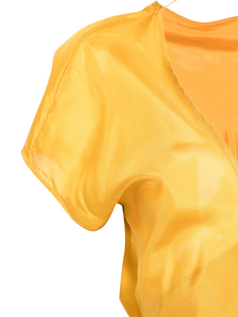 Blusa per donna Merci gialla con scollo a V CAM041 CORN MERCI 
