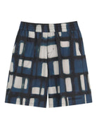 Shorts per bambino Givenchy Kids blu a fantasia H31213 Z40 GIVENCHY KIDS 