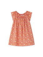 Abito dorato per bambina Bonpoint rosso con maniche ad aletta C05XDRW00001 651A BONPOINT KIDS 