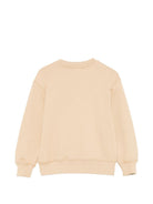 Felpa per bambino MSGM Kids beige con logo sul davanti S6MSJUSW220 178 MSGM KIDS 