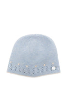 Berretto per neonati Paz Rodrìguez azzurro con occhielli 040-123090 8073 H94 PaZ RODRIGUEZ KIDS 