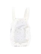 Borsa Vanity Mini MC2 Saint Barth bianca in pizzo sangallo VAMI018 00434L MC2 ST. BARTH KIDS 