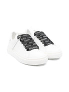 Sneakers per bambino Balmain Kids bianche con lacci logati BX0A26 Z2504 100NE BALMAIN KIDS 