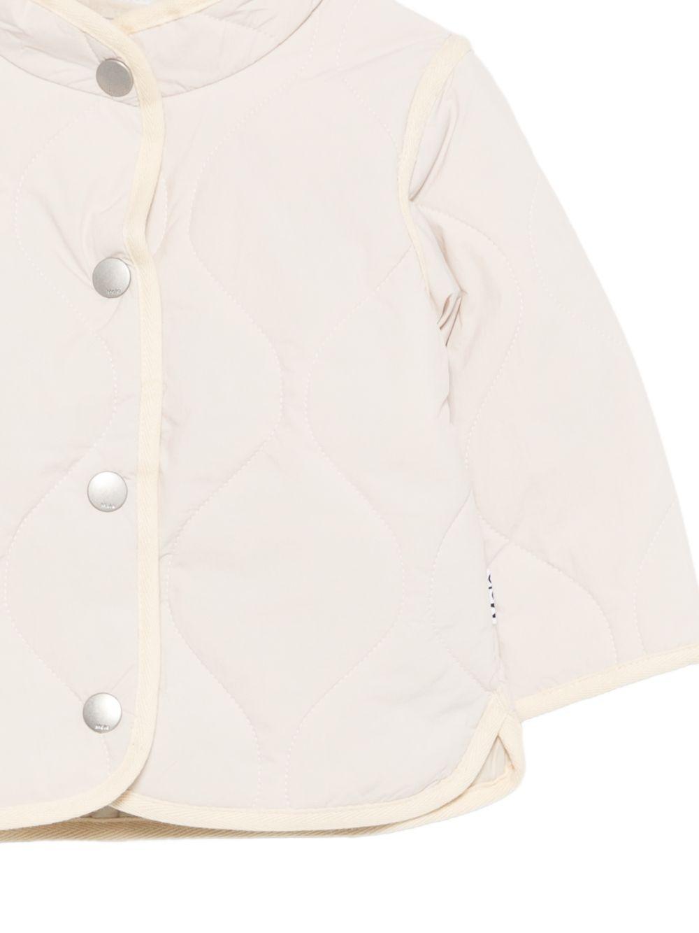 Piumino Harrie per neonata Molo beige con design trapuntato 5S26M311 5645 MOLO KIDS 
