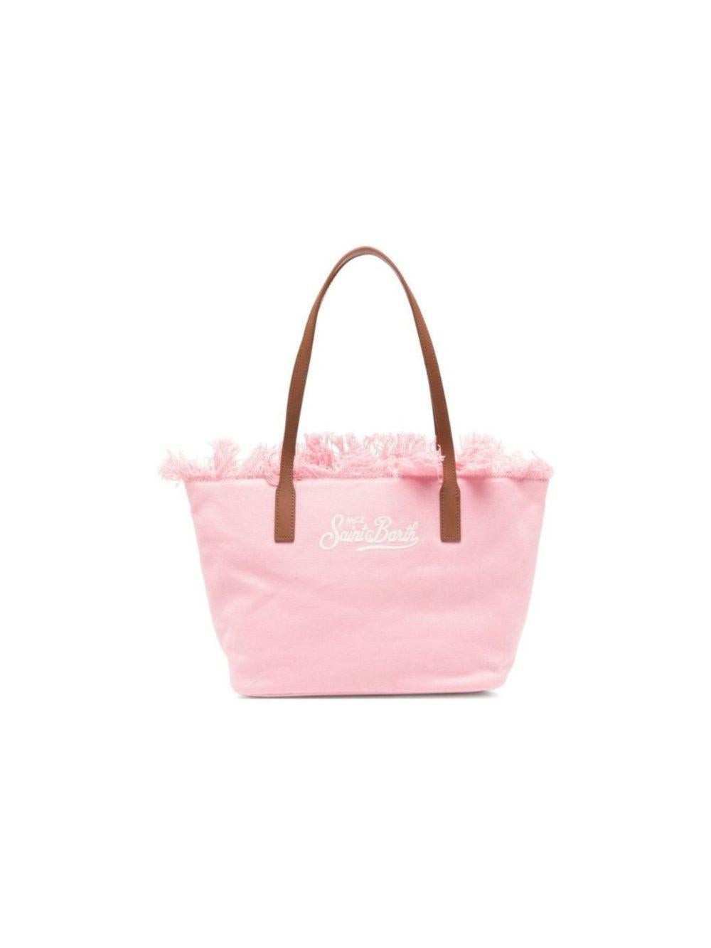 Borsa City Medium MC2 Saint Barth rosa con frange CBMF001 01743L MC2 ST. BARTH KIDS 