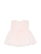 Abito per neonata Elisabetta Franchi La Mia Bambina rosa con ruches EGAB2280TU005 C036 ElISABETTA FRANCHI KIDS 