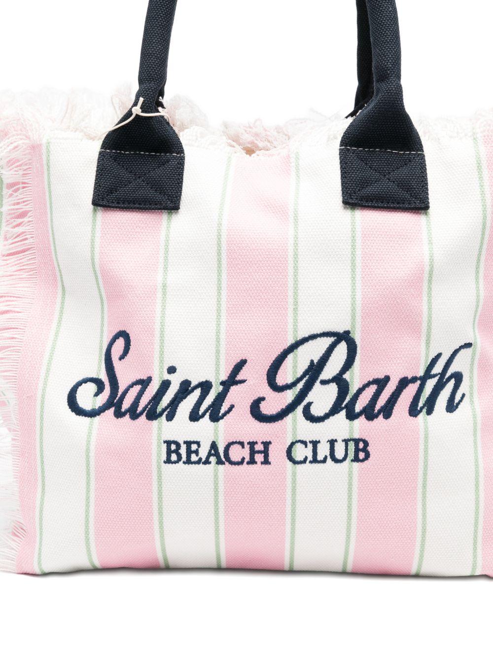 Borsa Vanity MC2 Saint Barth multicolore con design a strisce VANI001 02598L MC2 ST. BARTH KIDS 