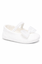 Ballerine per neonata Colorichiari bianche con fiocco FN958512 4956 15 COLORICHIARI KIDS 