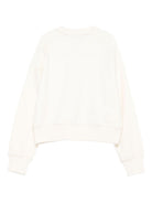 Felpa per bambina MSGM Kids bianco con logo sul davanti F5MSJGSW268 013 MSGM KIDS 