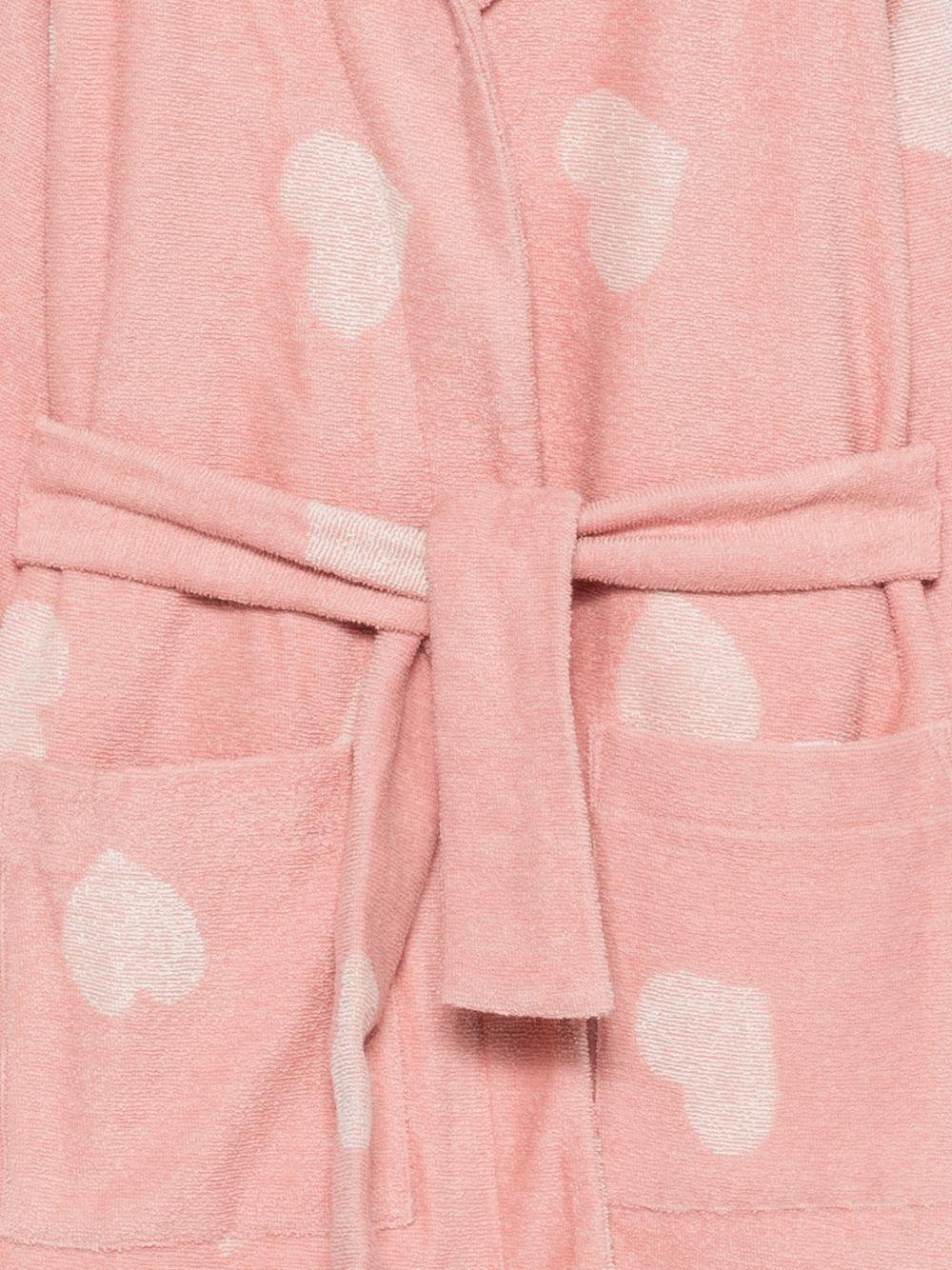 Accappatoio per bambina Molo Kids rosa con motivo a cuori 7W26W401 5873 MOLO KIDS 