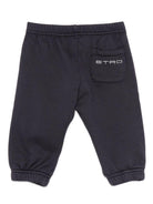 Pantaloni da tuta per neonato ETRO KIDS blu con polsini elastici GX6560 Z3333 667 ETRO KIDS 