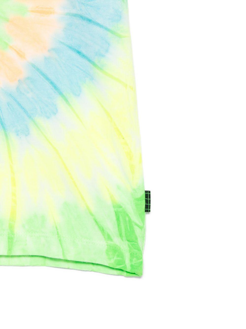 T-shirt per bambino Molo multicolore con stampa vortice 6S26A213 9898 MOLO KIDS 