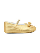 Ballerine Gianni Ribbon per neonata Versace Kids color oro 10212601A15515 1X00V VERSACE KIDS 