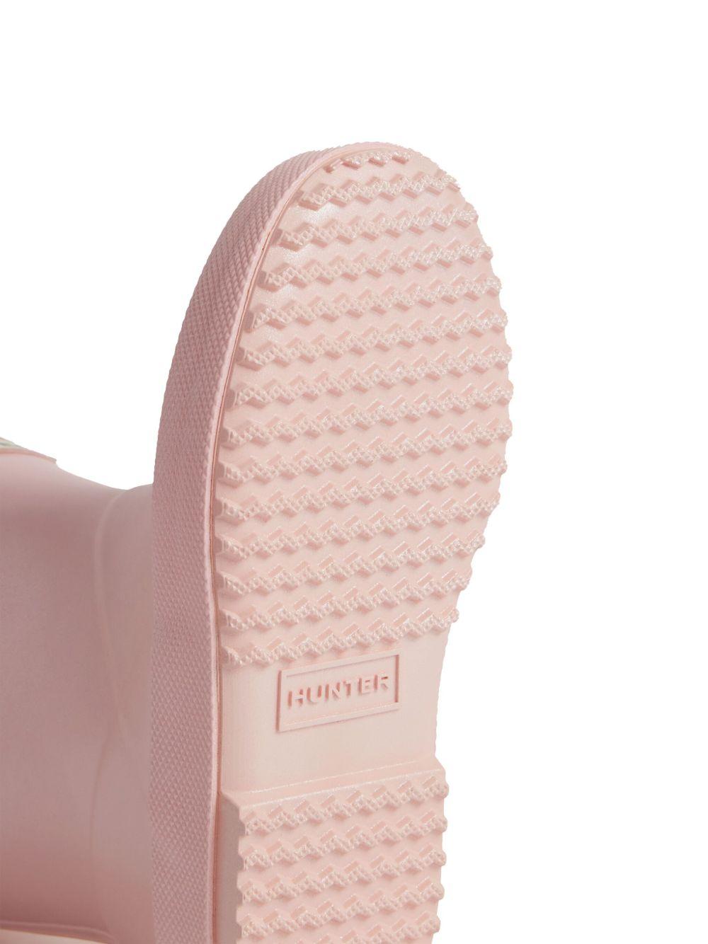 Stivali da pioggia per bambina Hunter Kids rosa con applicazione HFRK0037252 BEL HUNTER 