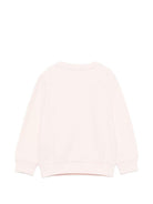 Felpa per bambina Balmain Kids rosa con bottoni decorati BZ4B30 Z3183 508OR BALMAIN KIDS 