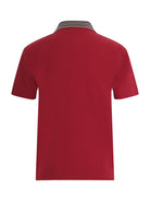 T-shirt per bambino Burberry Kids rossa con design Equestrian Knight sul davanti 8117354 B7308 BURBERRY KIDS 