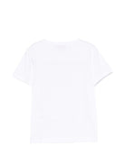 T-shirt per bambina Emilio Pucci Junior bianca con stampa grafica PY8A01 Z3672 100FU EMILIO PUCCI KIDS 