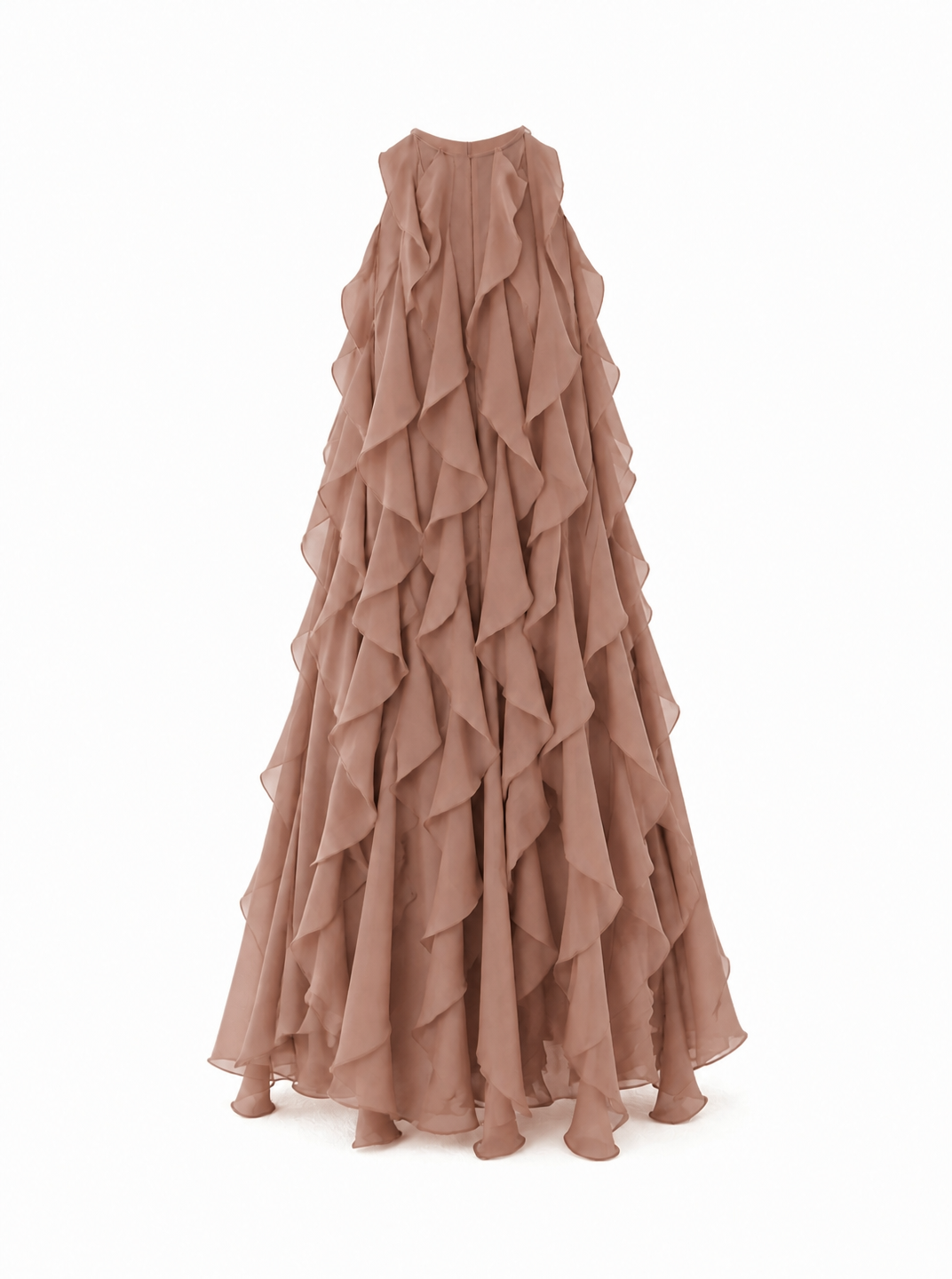 Abito per bambina Maison Ava Kids rosa con design drappeggiante MA SS26 GC25 PINK MAISON AVA KIDS 