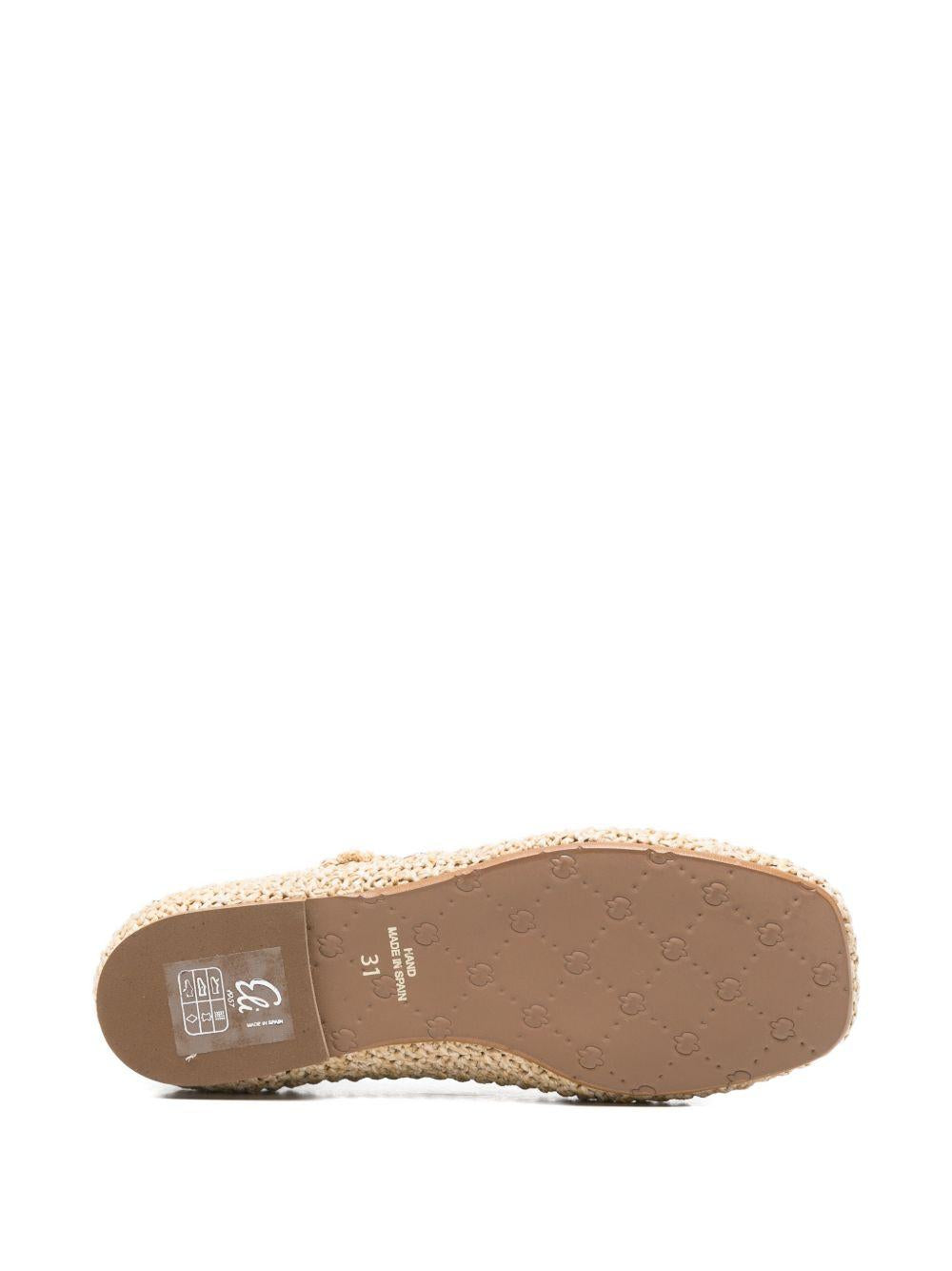 Ballerine per bambina Eli1957 beige con cinturino a fibbia 53020AN TIERRA Eli Kids 