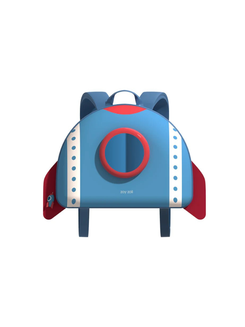 Zaino per bambino Zoy Zoii blu a forma di astronave B8 BAG ROCKET ZOY ZOII 