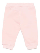 Pantaloni sportivi per neonata Fendi Kids rosa con logo BUF250 5V0 F0ZKY FENDI KIDS 