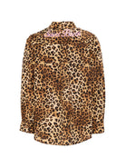 Camicia per bambina MC2 Saint Barth Kids animalier a maniche lunghe BRIG003 07520L MC2 ST. BARTH KIDS 