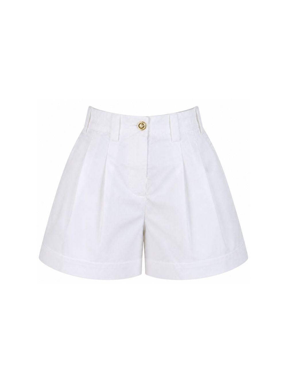 Shorts per bambina Givenchy Kids bianco con pieghe H31221 10P GIVENCHY KIDS 