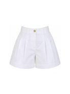 Shorts per bambina Givenchy Kids bianco con pieghe H31221 10P GIVENCHY KIDS 
