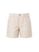 Cargo corti per bambino Emporio Armani Kids beige in pied-de-poule EB001066 AF20963 F1039 EMPORIO ARMANI KIDS 
