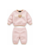 Completo per neonata Monnalisa Kids rosa con ricamo Teddy Bear 22H505 8060 0091 MONNALISA KIDS 