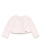 Giacca per neonata Monnalisa rosa con ruches 73E100 5407 0091 MONNALISA 