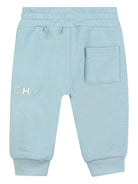 Pantaloni per neonato Givenchy Kids azzurri con stampa del logo H30876 040 GIVENCHY KIDS 