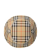 Cappello per bambini Burberry Kids beige con motivo Vintage Check 8117410 B9368 BURBERRY KIDS 