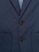 Blazer per bambino Gucci Kids blu con logo GG in cotone 812554 XWA3G 4843 GUCCI KIDS 