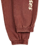 Pantaloni sportivi per bambino Bobo Choses marrone con logo sul davanti B126AC084 211 BOBO CHOSES KIDS 