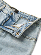 Jeans Aiden per bambina Molo denim con design a cinque tasche 6S26I102 5457 MOLO KIDS 
