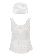 Costume da bagno per neonata Monnalisa bianco a pois 39G024 7076 0090 MONNALISA KIDS 