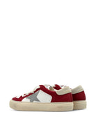 Sneakers per bambini Golden Goose Kids rosso con dettagli a contrasto bianchi F00495F008669 11892 GOLDEN GOOSE KIDS 