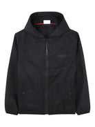 Giubbino per bambino Hugo Kids nero con stampa logo sul davanti G01013 09B Hugo KIDS 