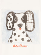T-shirt per bambino Bobo Choses bianco con stampa grafica Van Dog B126AC009 101 BOBO CHOSES KIDS 