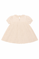 Abito per neonata Emporio Armani Kids beige con dettagli in pizzo EG000779 AF22791 U0007 EMPORIO ARMANI KIDS 