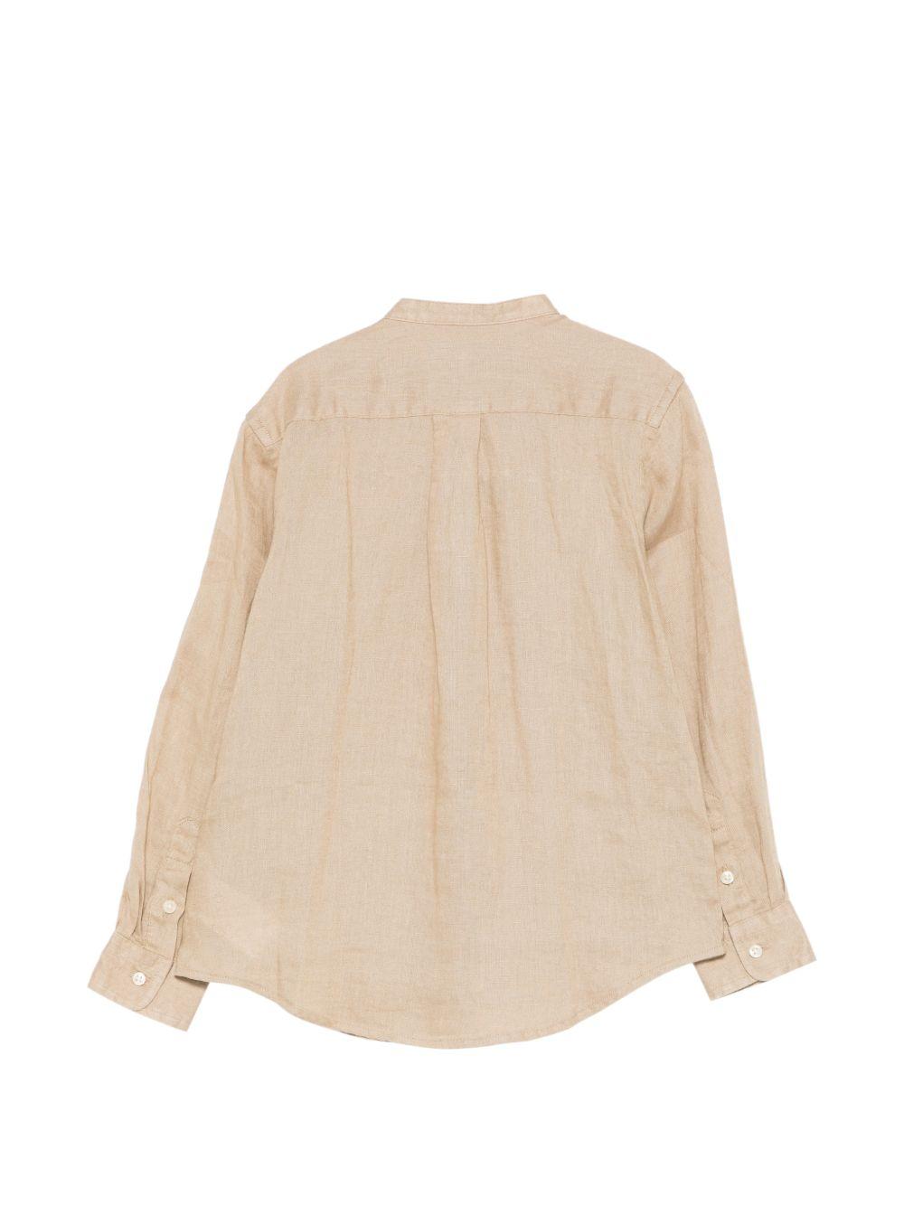 Camicia per bambino Polo Ralph Lauren Kids beige con colletto alla coreana 322964592 502 Ralph Lauren kids 