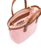 Borsa tote City mini MC2 Saint Barth rosa con mani in pelle CB0005 01820L MC2 ST. BARTH KIDS 