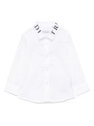 Camicia per neonato TRUSSARDI JUNIOR bianco con stampa TIP25091CA WHITE TRUSSARDI KIDS 