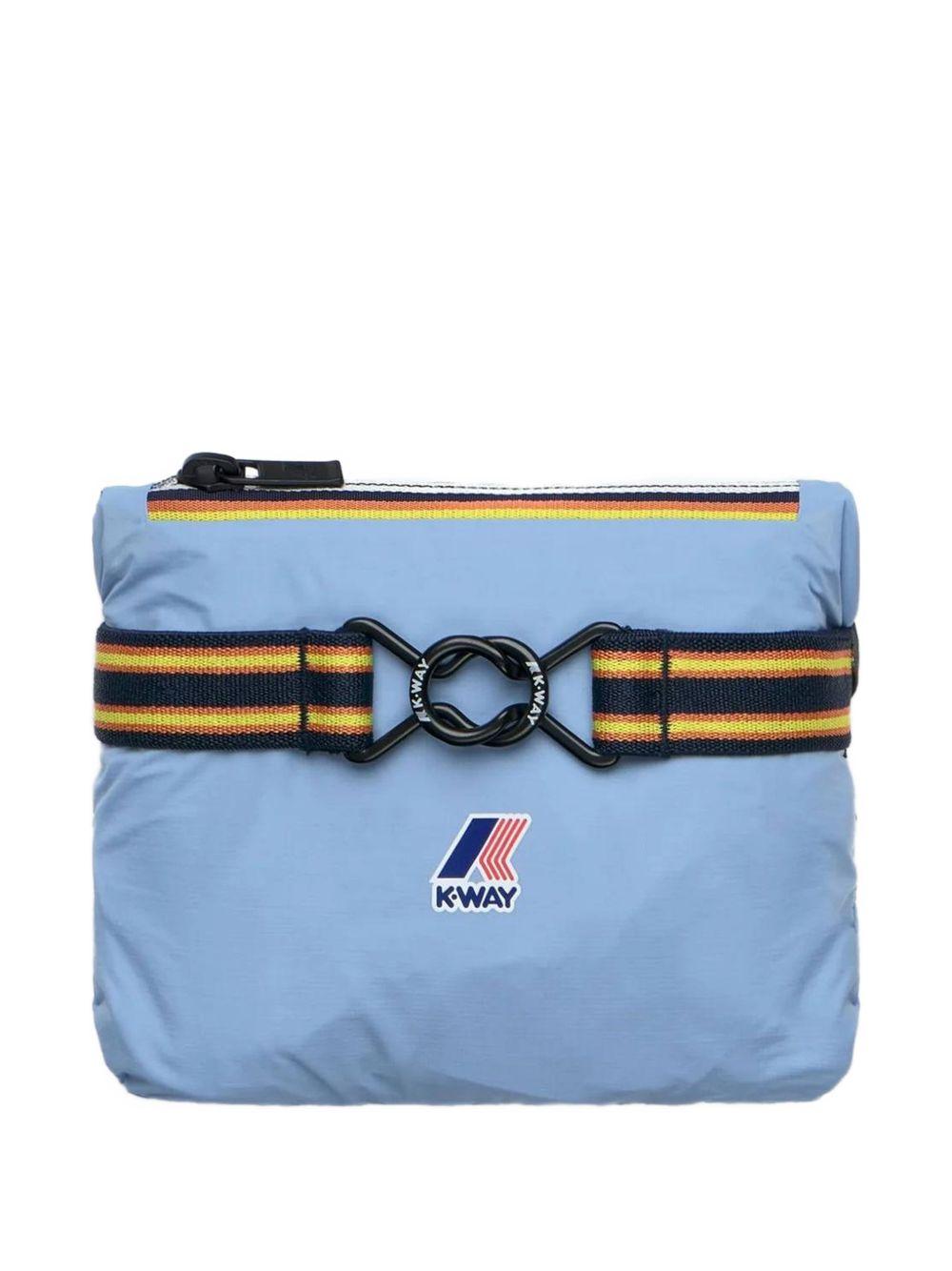 Giacca P. Le Vrai Claude 4.0 per bambini K Way Kids azzurro con cappuccio K61336W 356 K-WAY KIDS 