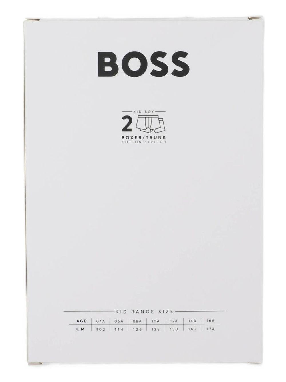 Set di 2 boxer Boss Kids grigi con stampa J52665 A32 BOSS KIDS 
