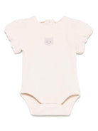 Body per neonata Donsje Nowie beige con motivo con ricamo 3032703 00003 DONSJE 